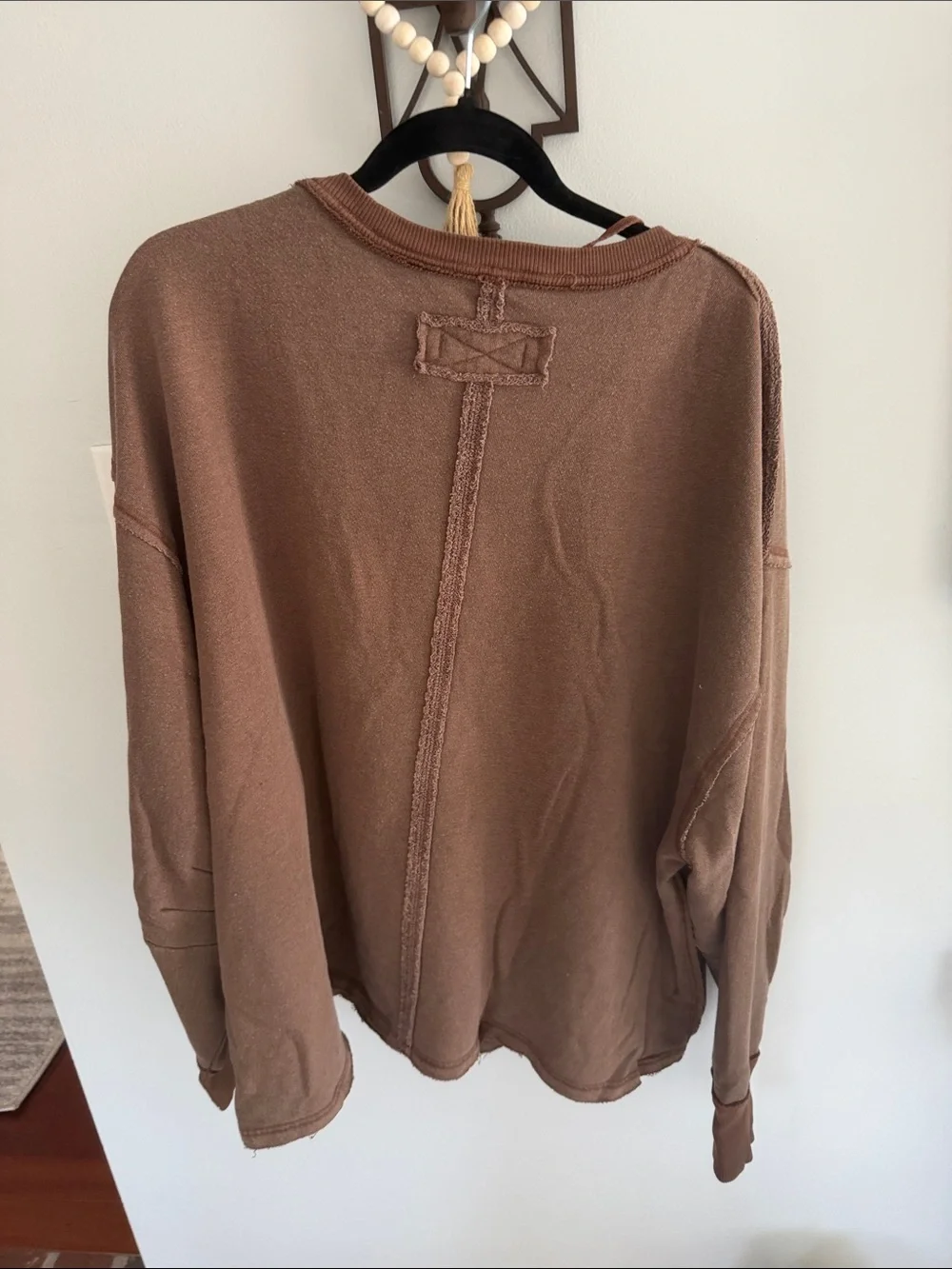 ⭐️NWT Free People Venice V-Neck Sweatshirt⭐️ - Picture 8 of 8